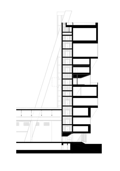 schema statico torre fondazione prada